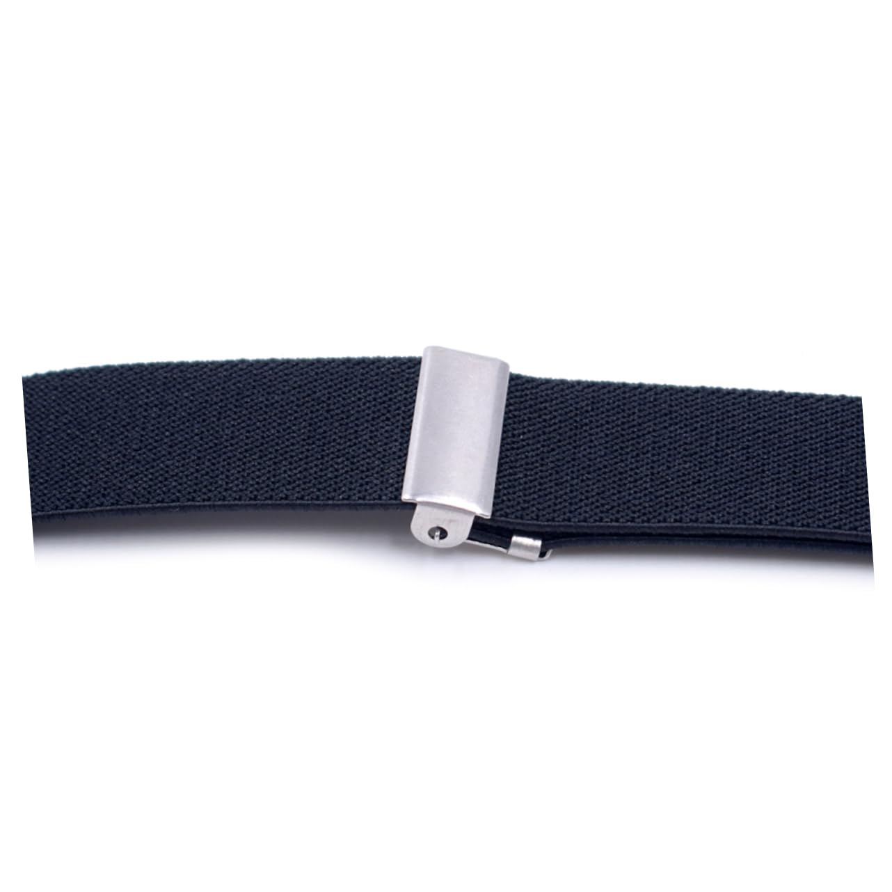 GALPADA Adjustable Elastic Waist Belt No Buckle for Unisex Jeans Pants Comfortable Stretch Belt Black for Everyday Wear