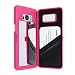 Galaxy S8 Case,Wetben Hidden Back Mirror Wallet Case with Stand Feature and Card Holder for Samsung Galaxy S8 (Rose)