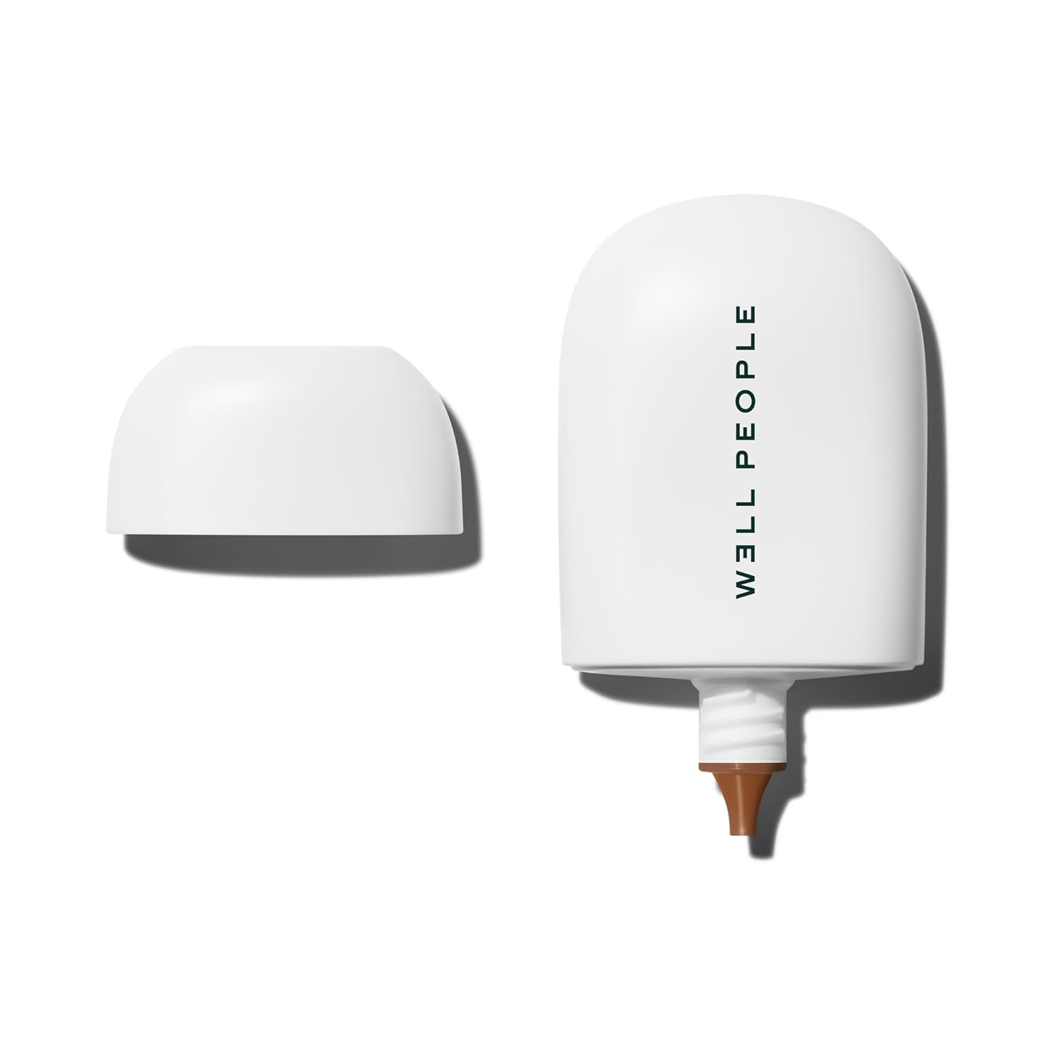 Well People Skinforia Serum Foundation, Lightweight Tinted Formula Hydrates, Smooths, and Evens Skin Tone with Birch Sap and Mushroom Complex, Long-Lasting, Natural Finish, 40 Deep Neutral