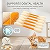 FIALAME Cotton Swabs Cat with Catnip, 6 Pk Giant Kitten Chew Sticks for Indoor Boredom, Durable Dental Teething Ropes, Big Interactive Felt Kitty Kicker Play Lover Gift Accessories (Beige) #2