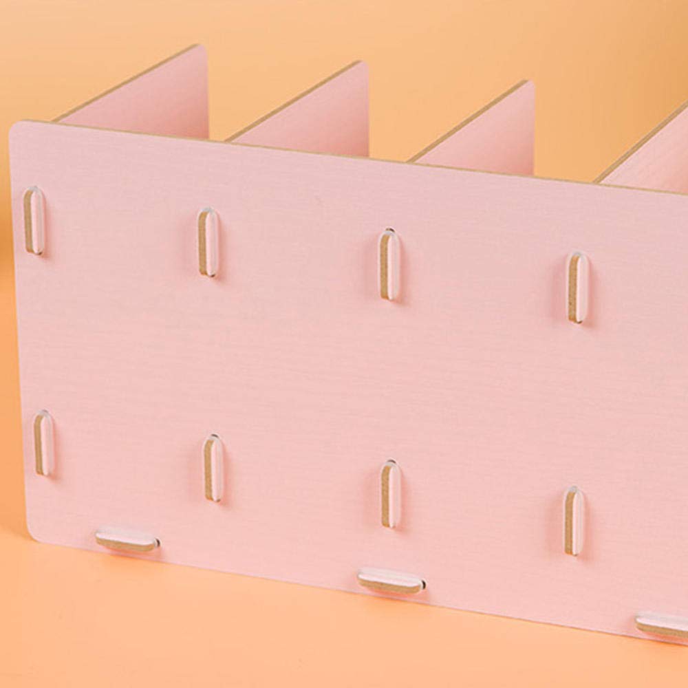 Drewniany organizer na dokumenty z 4 poziomami, na książki, rozmaitości i artykuły dziecięce, czarny kolor, DIY, regał na książki, do przechowywania w domu i biurze.