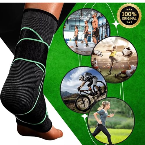 Kit 2 Tornozeleira Ortopédica de Compressão Ajustável Estabilidade Proteção e Recuperação para Lesõe