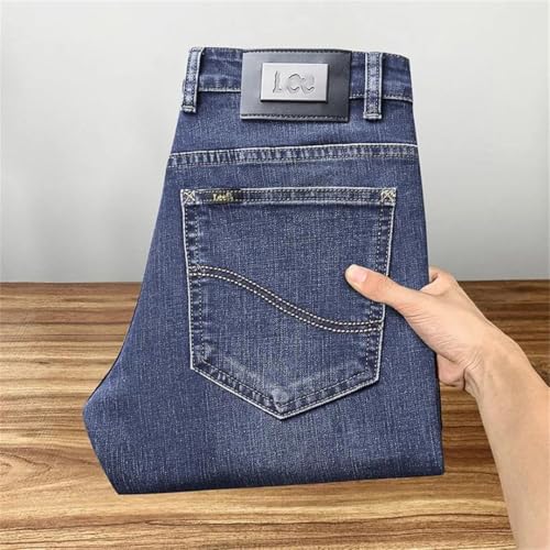 Men's Jeans Ripped Slims Smooths Your Silhouette Slimming Pants Elastic Breathable Pants4