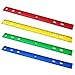 Chuangdi 20 Pieces 12 Inch Rulers Bulk Plastic Colorful Rulers for Kids Student Classroom School Office (Colorful,6 Hole)
