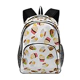 Marke: XiangHeFu Teekuchen Orange Multifunktions-Büchertasche Rucksack Lässige Umhängetasche Computer Daypack