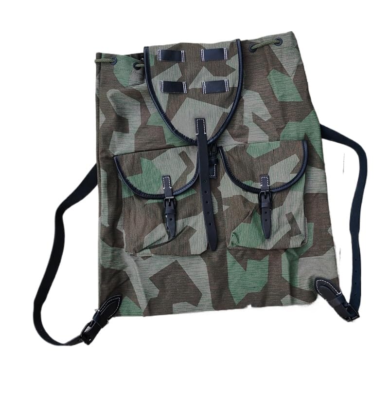 Reproduction WWII GERMAN MOUNTAIN TROOPS Splinter CANVAS RUCKSACK FIELD BACKPACK