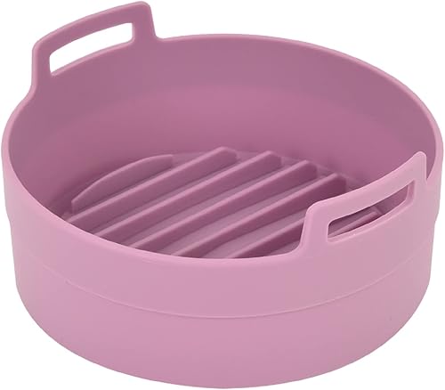 Miniatura 10 de Olla de silicona prémium de 53 cuartos de galón cuenco canasta  Accesorios de horno para freidora de aire seguros para alimentos fácil de limpiar