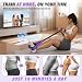 Upgraded Pedal Resistance Band with Handles, Foot Pedal Resistance Bands for Women, Core Abs Leg Training, Exercise Bands for Full Body Workout Fitness, Home Gym Equipment, Pilates & Physical Therapy