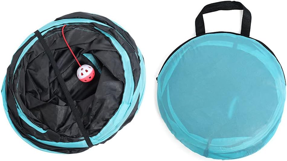 Cat Scratcher, 1 Piece Foldable Pet Cats Tunnels Pet Cats/Dogs 5 Channel Ports for Cat Playing Tunnels Top Washable Pet T