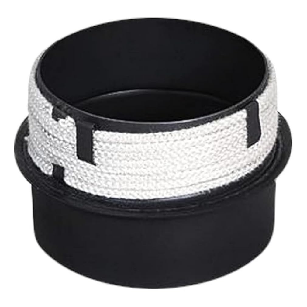 Rauchrohr / Ofenrohr 150 Mm – Doppelwandiges Futter Schwarz, DN150, Temperaturbeständig Bis 600°C Rauchrohr / Ofenrohr 150 Mm – Doppelwandiges Futter Schwarz, DN150, Temperaturbeständig Bis 600°C