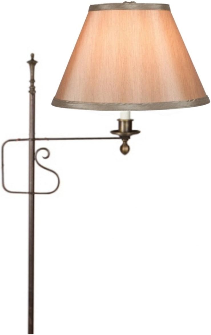Upgradelights 10 Inch Bronze Silk Empire Clip on Replacement Lampshade (6x10x7.5))