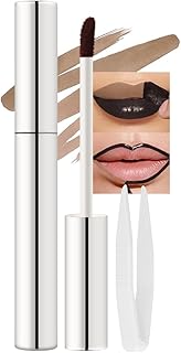 Delineador de labios marrón oscuro para conto...