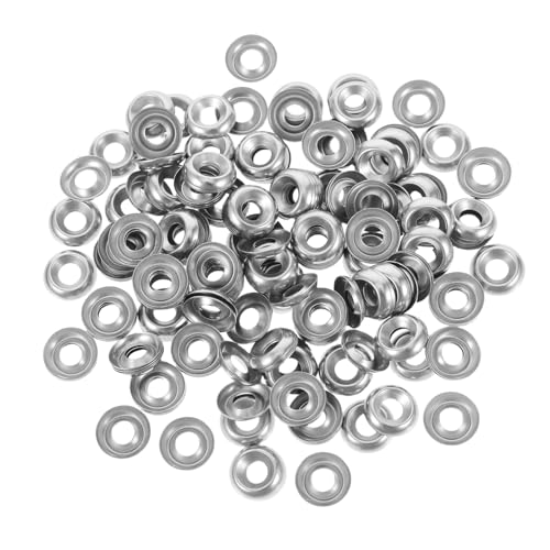 SKISUNO 200pcs Stainless Steel Countersunk Washers Fisheye Design for Enhanced Stability Open End Gasket for Industrial Use
