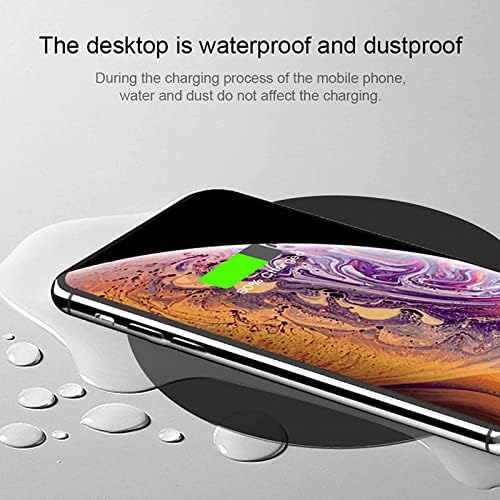 Elecdigit Long Distance Wireless Charger Invisible Marble Desktop Furniture Table Hidden Adsorption, QI Fast Charging for 22-31 Mm Thickness Bar/Coffee Table/Desk Wait(Color:A)