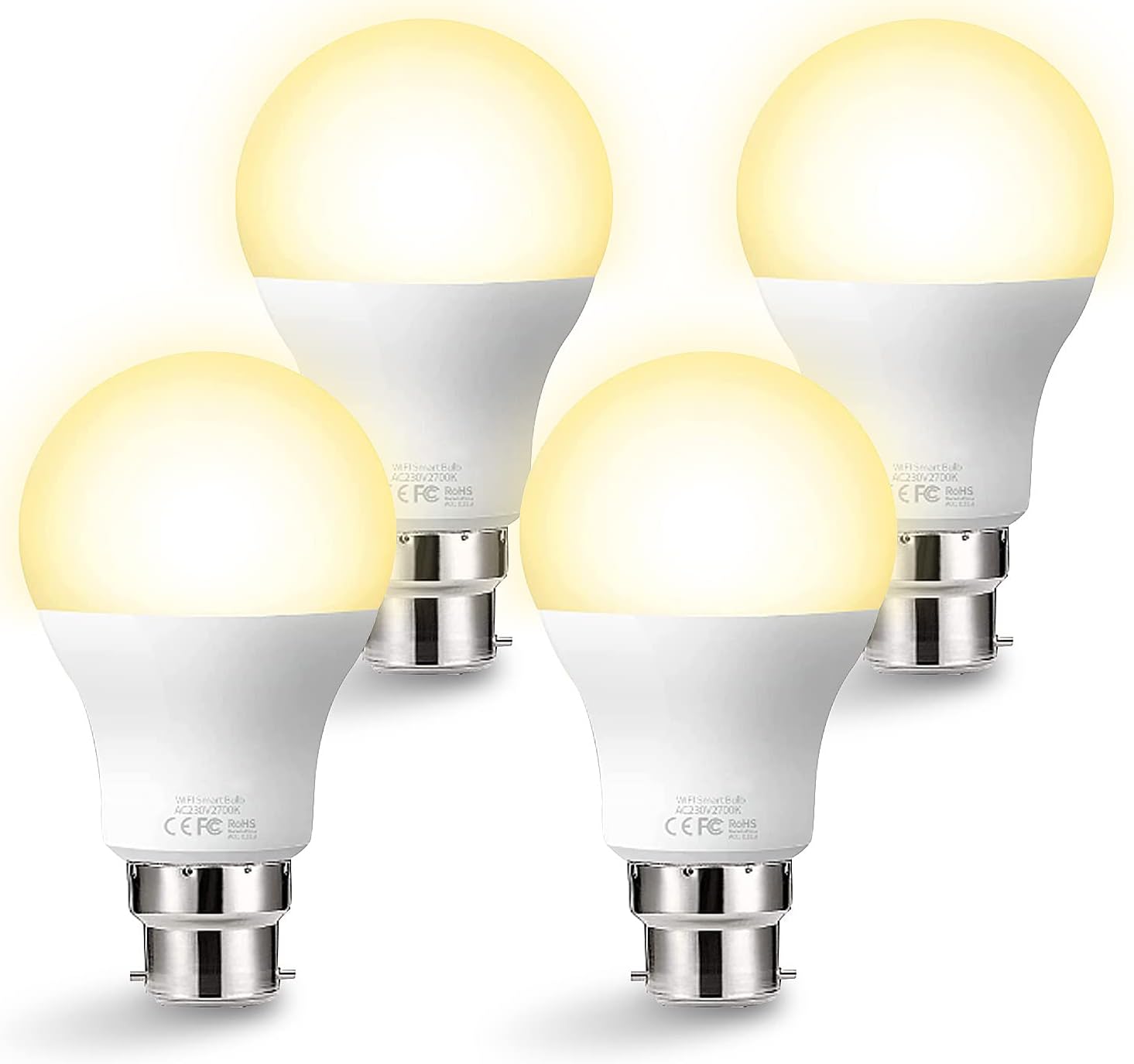 HUTAKUZE Alexa Light Bulbs WiFi Smart Bulb 10W 900LM (90W