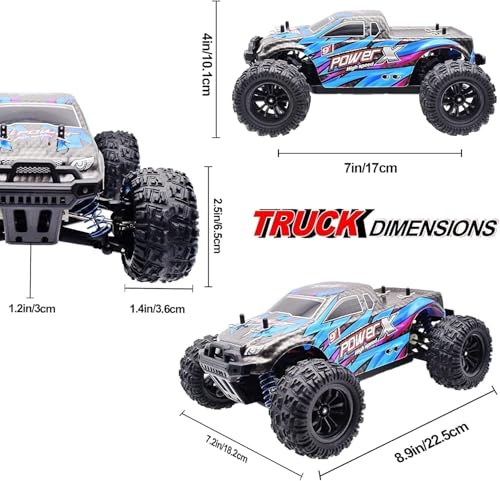 Image of Rc Drift Car 1:16 Scale RC Drift Car, 40KM /H 4WD 2.4GHz Remote Control Cars with LED Light, Racing and 4 Drifting Wheels, 1 Rechargeable Batteries, Perfect Toy