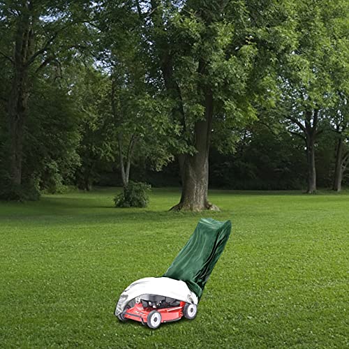 Cabilock Robot Lawn Mower Robot Lawn Mower Robot Lawn Mower Lawn Mower Fabric Cover Protector: Push Mower Trailer Dust Wind Guard Cover for Outdoor 193x112cm Robotic Mower Robotic Mower Robotic Mower - Image 3