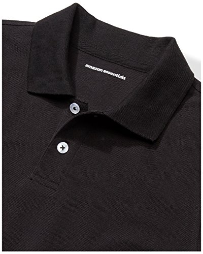 Image of Amazon Essentials Boys and Toddlers' School Uniform Short-Sleeve Pique Polo Shirts, Breathable Cotton, Button Closure