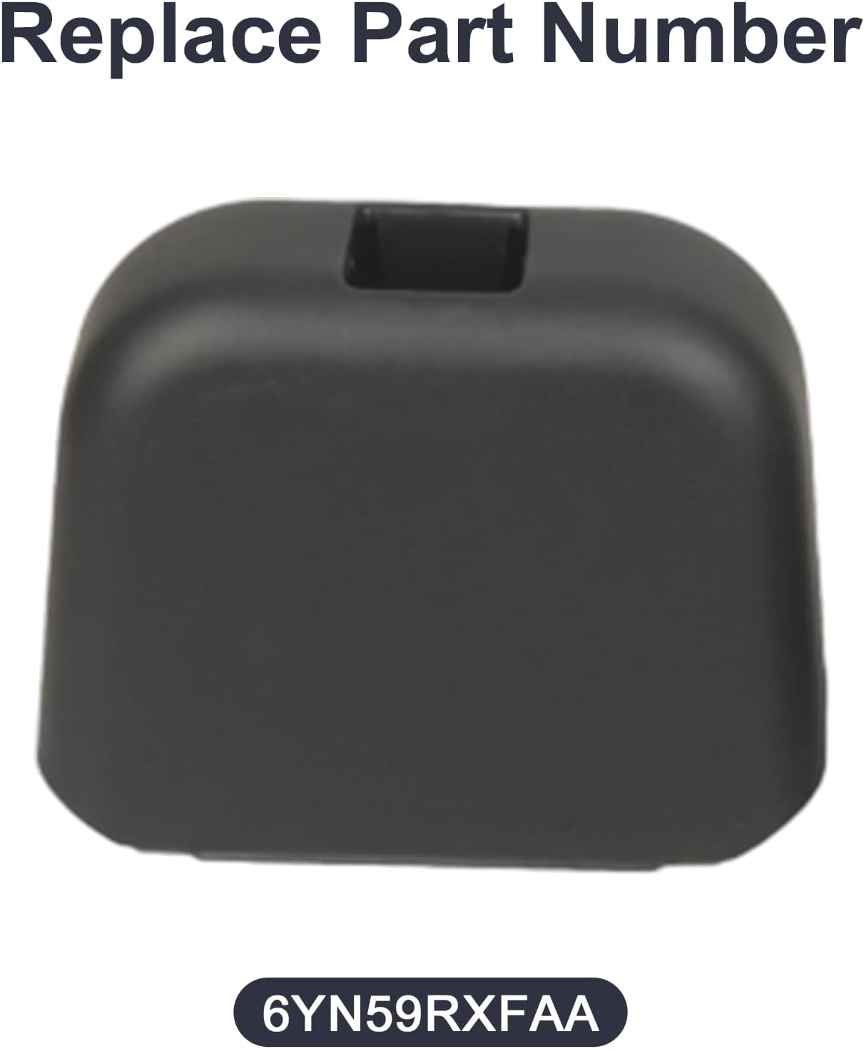 Rear Bumper Tow Hook Cover Left Or Right Side fits for Jeep Gladiator JT 2020 2021 2022 2023 2024 2025 6YN59RXFAA
