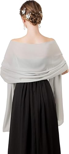 Chalesmantones de gasa suave para vestidos, accesorios de mujer