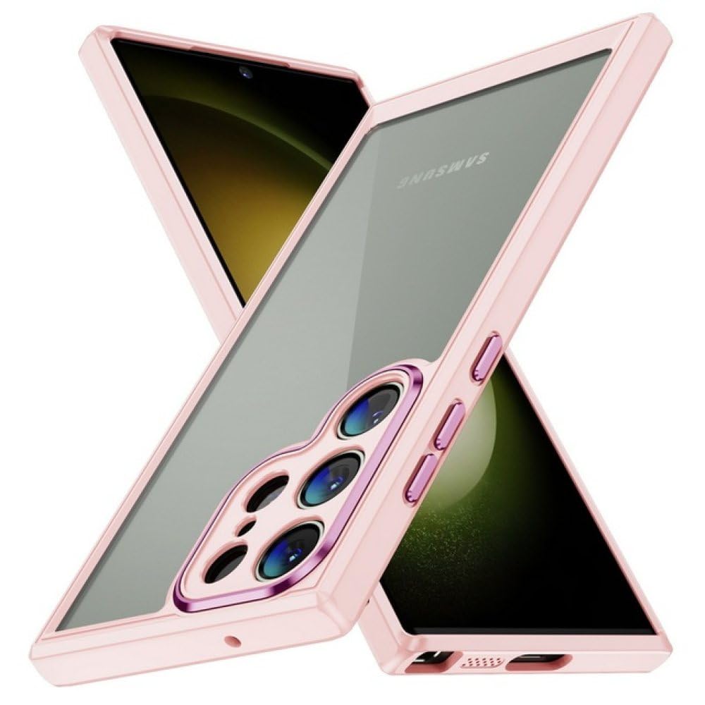 Coque Samsung Galaxy S23 Plus antichoc transparente et abricot en TPU hybride - 7