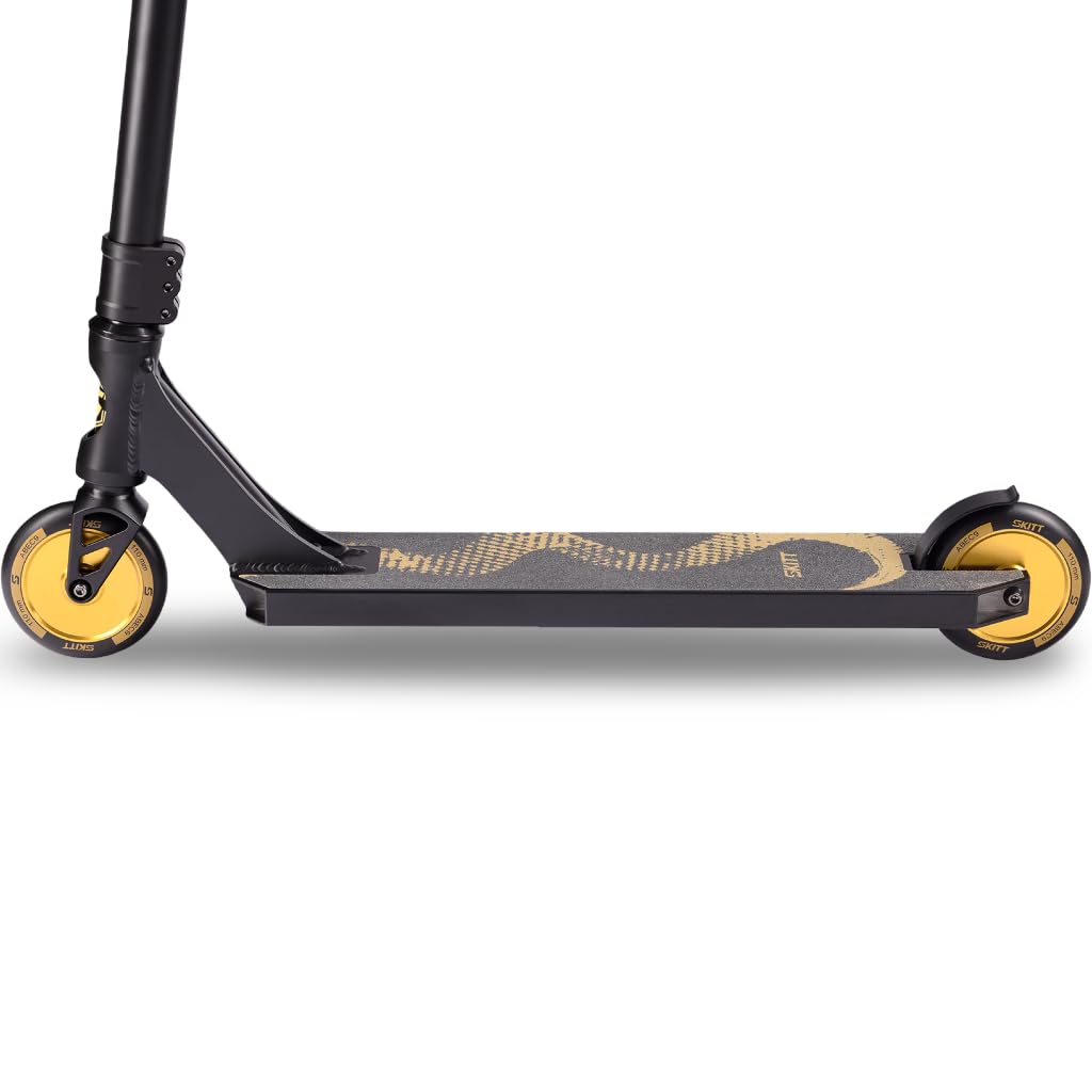 Trottinette Freestyle SKITT - Venom | Set Freestyle | Roulements Haute Performance ABEC-9 | Construction légère en Aluminium | Guidon Freestyle Rotatif à 360°