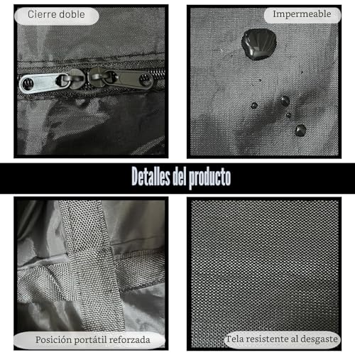 Miniatura 3 de Lurvous 2 Bolsas De Almacenamiento Grandes De 100 Litros Con Cremalleras, Bolsas De Mudanza, Bolsas De Embalaje, Bolsa De Almacenamiento Debajo De La Cama, Bolsas De Almacenamiento Impermeables Para