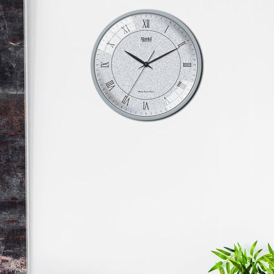 Buy Ajanta Wall Clock - Home Decore Series Clocks - 10007-555 Grey