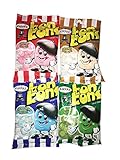 Eiffel Bobn Bons Chewy Candy 4 Oz! Varriety Pack Asoorted Flavor! 3 Pack, Cherry, Caramel & Apple! 4 Pack Cherry, Caramel, Apple & Blue Raspberry! Choose From 3 Pack or 4 Pack! (4 Pack)