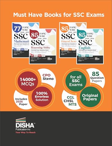Image of 85 Topic-wise 2026 - 2010 SSC General Awareness Previous Year Question Bank - CGL (Tier I & II), CHSL (Tier I & II), MTS, CPO & Stenographer 8th Edition