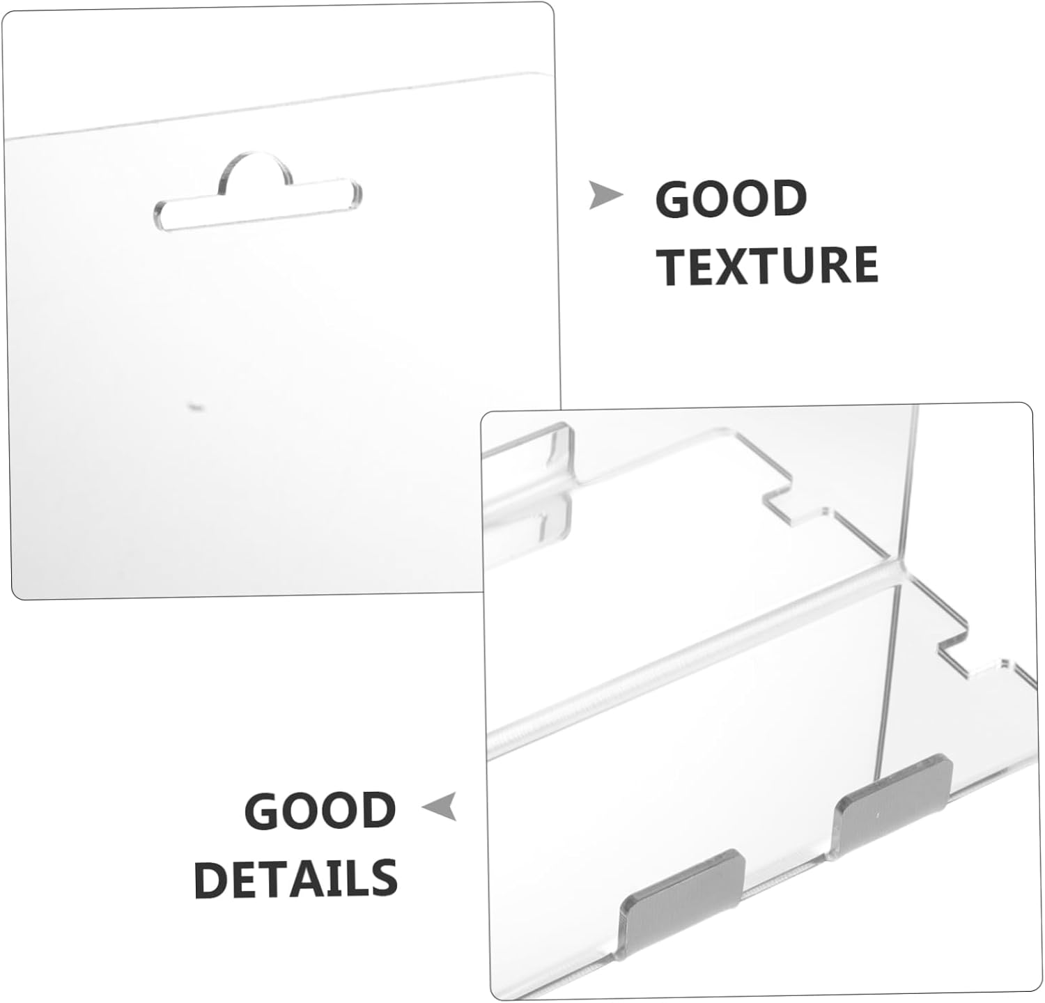 Cabilock Fogless Shower Mirror Wall-Mounted Shaving Makeup Mirror Bathroom Defogging Shatterproof Frameless