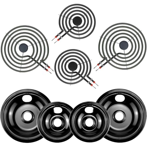 Black Porcelain Drip Pans 5304430149(6