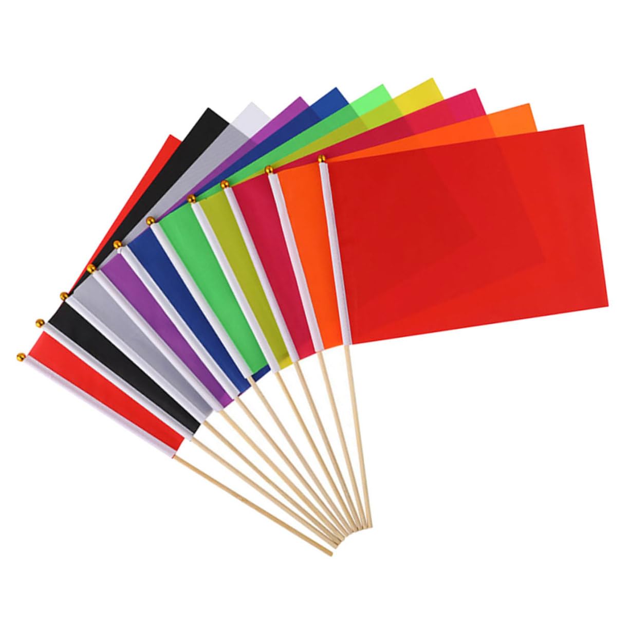 Amazon.co.jp SEWOART 10個 ユーティリティマーキングフラグ ミニ手持ち旗 屋外の旗 小さなヤードマーカーフラグ 自転車