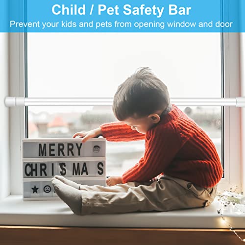 Sliding Door Security Bar, Sliding Glass Door Security Bar, Window Security Bars, Patio Door Security Bar, Sliding Glass Door Lock, Patio Door Lock, Window Lock, Security Bar For Most Doors & Windows #TOP2