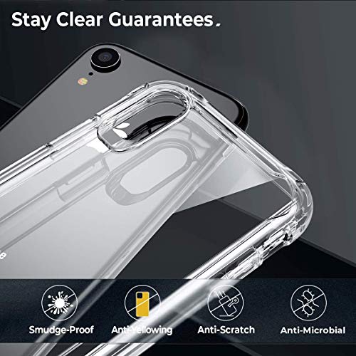 Effenx Crystal Clear Iphone Xr Case, Non-Yellowing Shockproof Protective Phone Case Slim Thin Tpu Bumper Cover [Soft Anti-Scratch], 6.1 Inch #TOP6