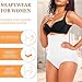 Werena Tummy Control Shapewear Panties For Women Seamless High Waist Shaping Body Shaper Girdle Underwear (#1 White (with bones),X-Large)