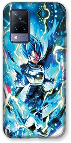 Funda para Vivo V21 5G Manga Dragon Ball Vegeta Azul