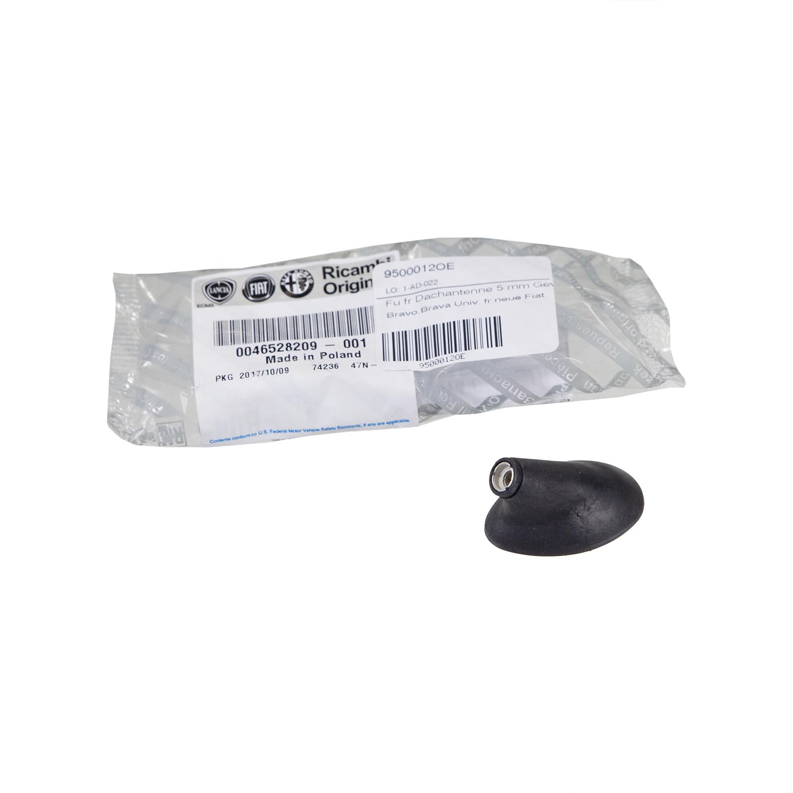 Pied D'antenne De Toit Filetage 5 Mm - Référence 46528209 - Pièce D'origine Pour Montage D'antenne Voiture - 13