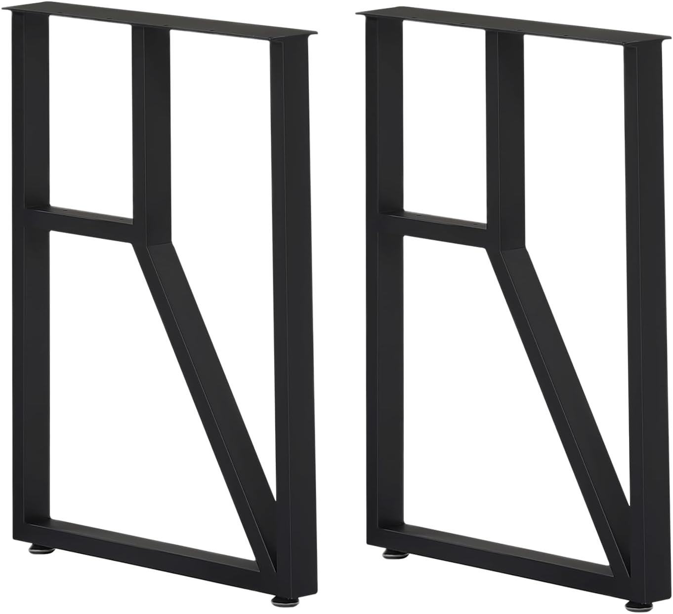 2PCS Table Legs, 28inch Rectangle Metal Furniture Legs, Heavy Duty DIY Desk Legs, Coffee Table Legs, Dining Table Legs, Bar Table Legs, End Table Legs, Bench Legs, Carrying Capacity 440.92 LBS