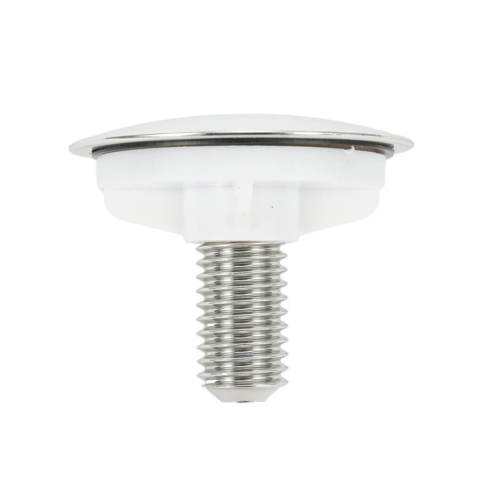 Zyouqi 1Pc None Tool Required Sink Hole Cover Decorative Plug In Premium Abs With Silver Electroplated Coating For Effortless Setup Hole Hider