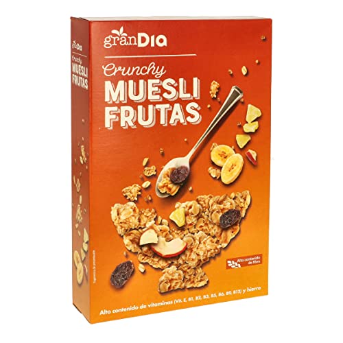 DIA GRANDIA cereales muesli con frutas paquete 500 gr