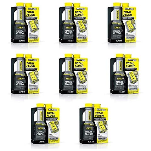 XADO Engine Flush Oil System Cleaner Engine Cleaner Piston Rings Cleaner Oil Mud Conditioner Atomex Total Flush Cover