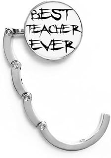 DIYthinker Best Teacher Ever Student Quote Table Hook Decorative Clasp Extension Foldable Hanger