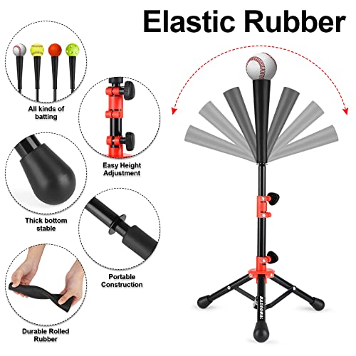 Basegoal Baseball Tee For Kids,Batting Tee,Softball Tee,Youth Hitting Tee,Teeball Tee,Travel Tee,Easy Adjustable Height (Kids Baseball Tee) #TOP1