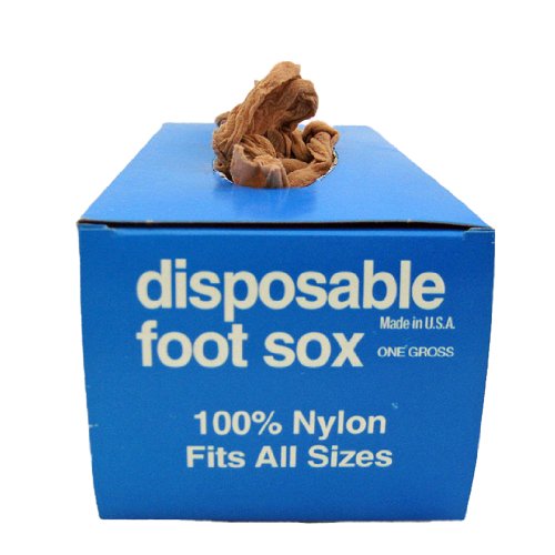 Disposable Tri- Sox Foot Sox, Tan- 1 Gross, 144 pcs2