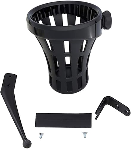 Soporte para bebidas Black Big Ass™ con soporte para pasajeros '14-up