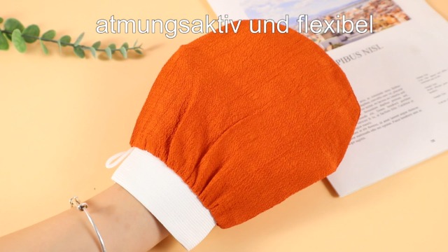 4 Peeling-Handschuhe Aus Baumwolle – Doppelseitiges Körperpeeling Für Glatte Haut, Mehrfarbig