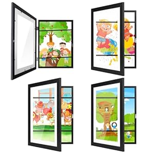 Mjoggott ShaoSai Kinder-Kunstrahmen 4 Stück