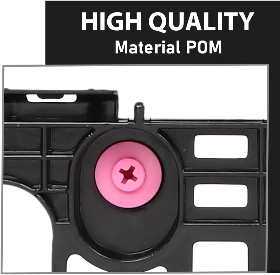 Rear Bumper Retainer Support Bracket Driver Side POM Plastic Compatible with Toyota Camry 2018-2024 5257606160, TO1132128 Black