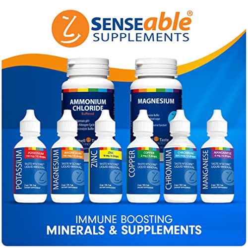Lyte Balance Taste N' Score Liquid Minerals Kit - 6 Pack, 2 Oz Bottles | 100% Pure Dietary Potassium Supplement, Zinc Supplement, Manganese Supplement, Liquid Copper Drops, Chromium & Magnesium Drops #TOP7